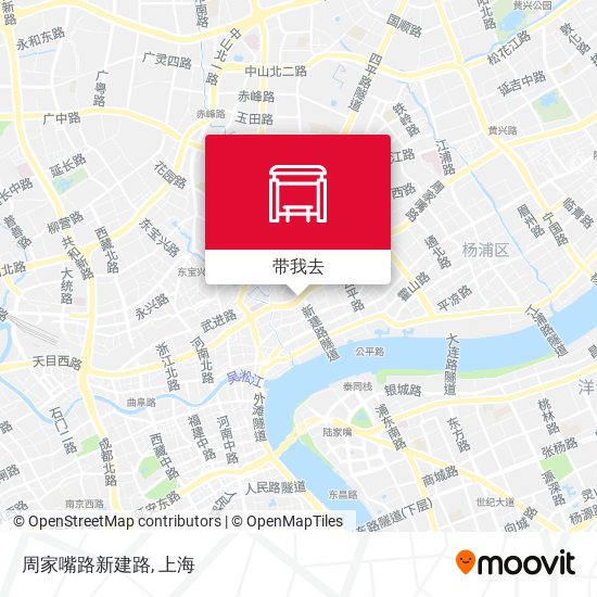 周家嘴路新建路地图