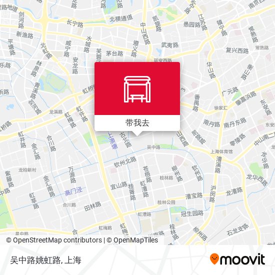 吴中路姚虹路地图