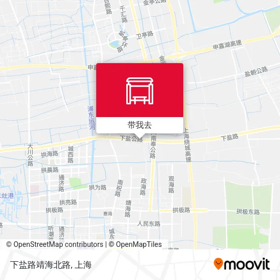 下盐路靖海北路地图