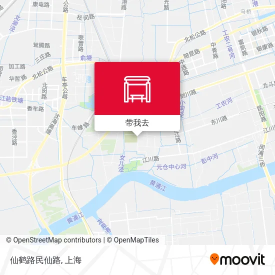 仙鹤路民仙路地图