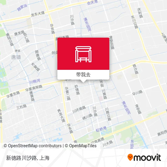新德路川沙路地图