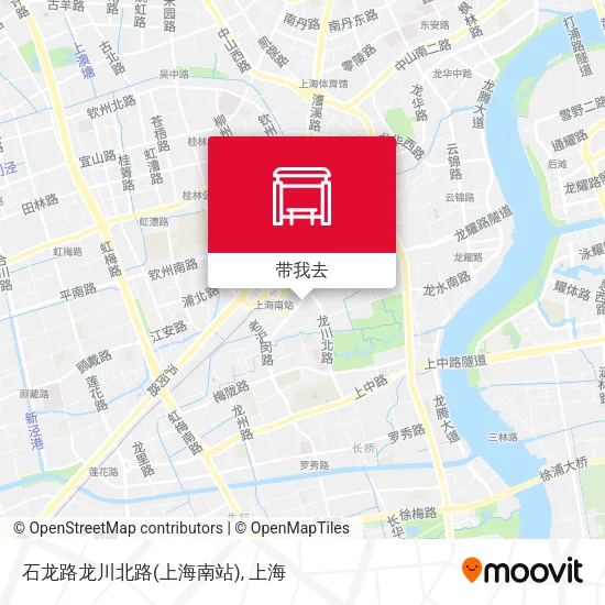 石龙路龙川北路(上海南站)地图