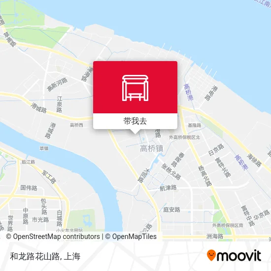 和龙路花山路地图