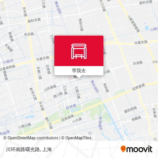 川环南路曙光路地图