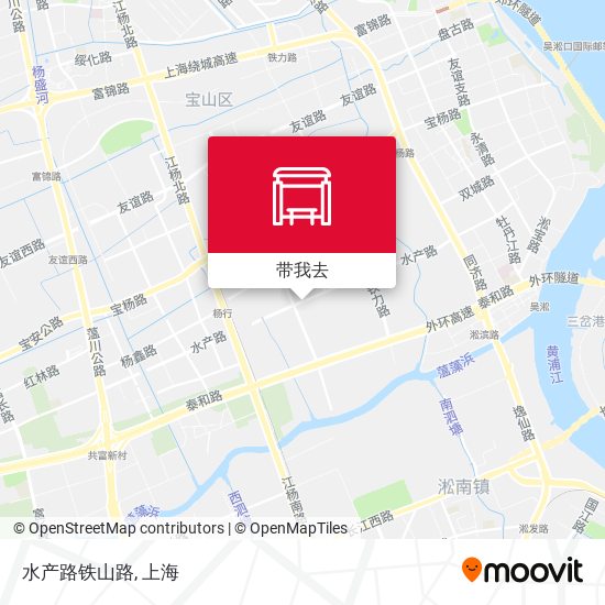 水产路铁山路地图