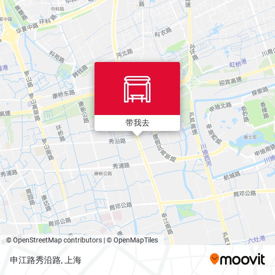 申江路秀沿路地图