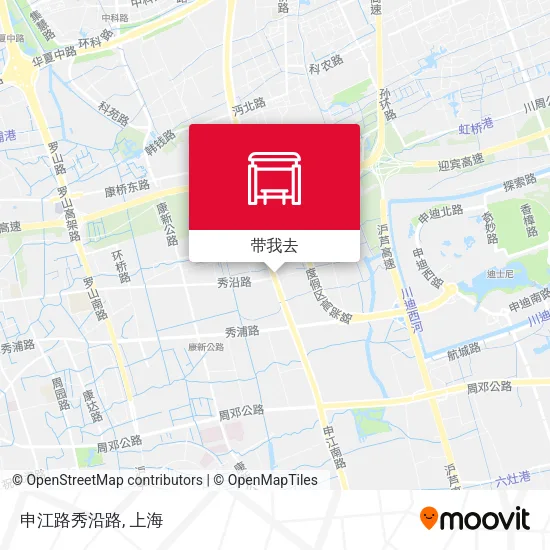 申江路秀沿路地图