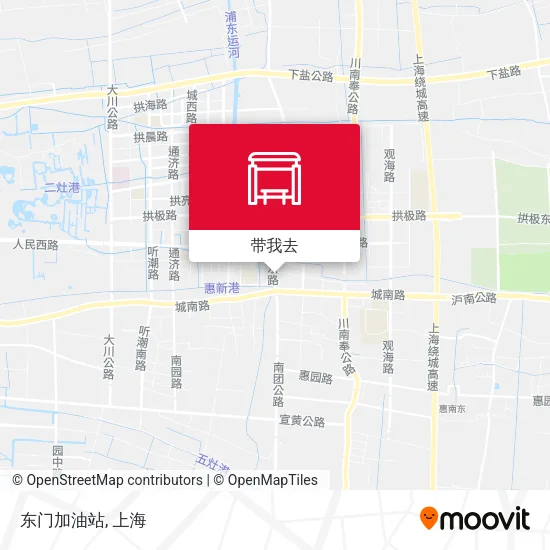 东门加油站地图