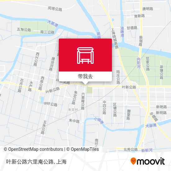 叶新公路六里庵公路地图
