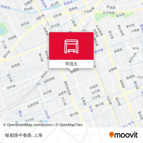 银都路中春路地图