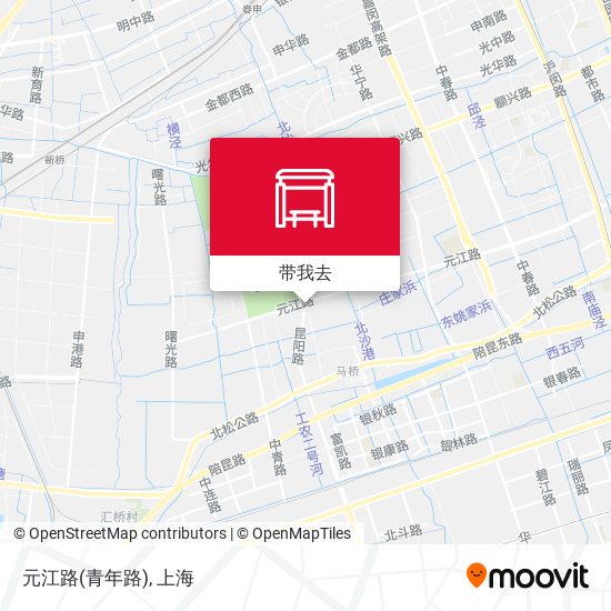 元江路(青年路)地图