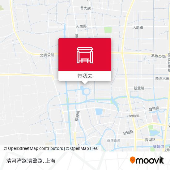 清河湾路漕盈路地图