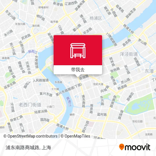 浦东南路商城路地图