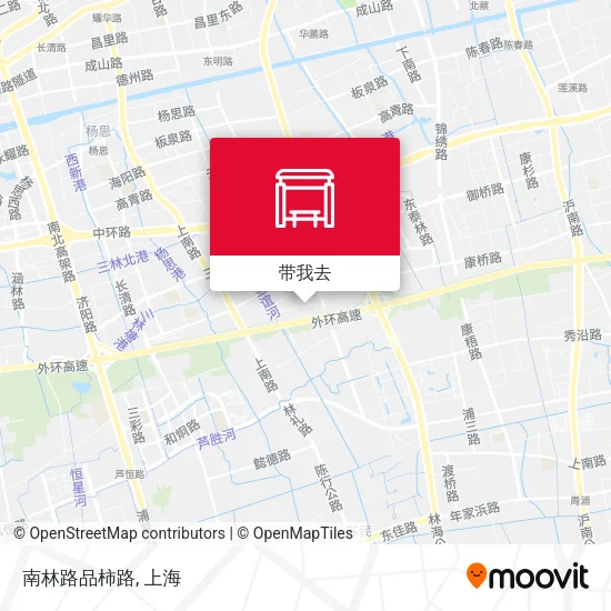 南林路品柿路地图