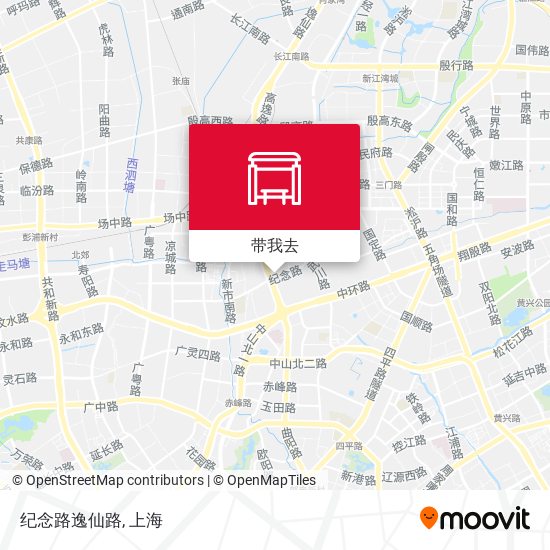 纪念路逸仙路地图