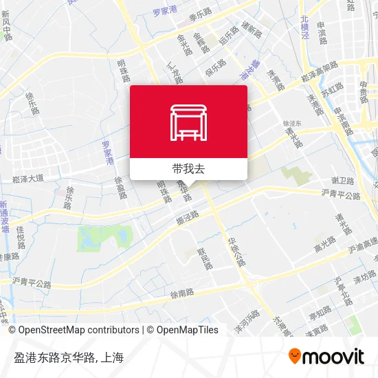 盈港东路京华路地图