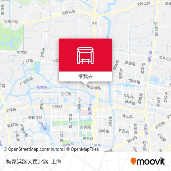 梅家浜路人民北路地图
