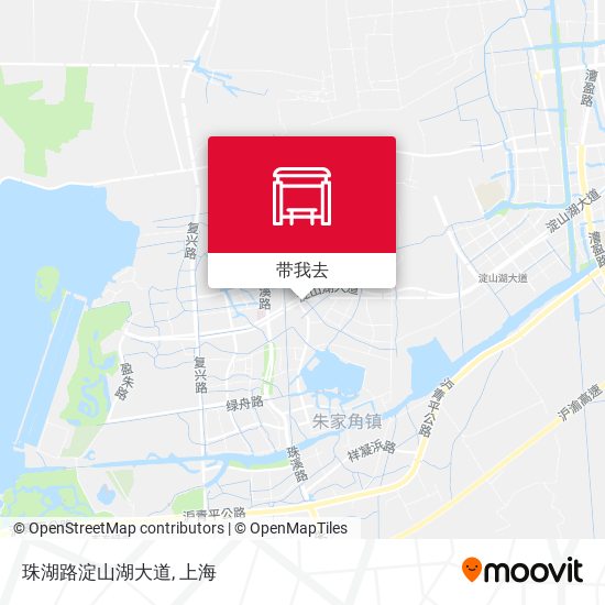 珠湖路淀山湖大道地图