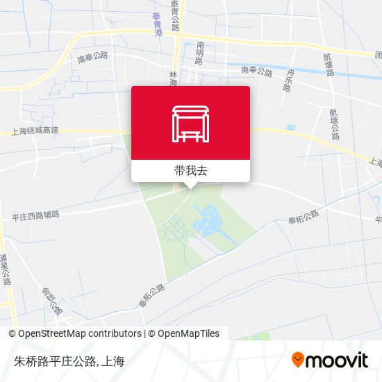 朱桥路平庄公路地图