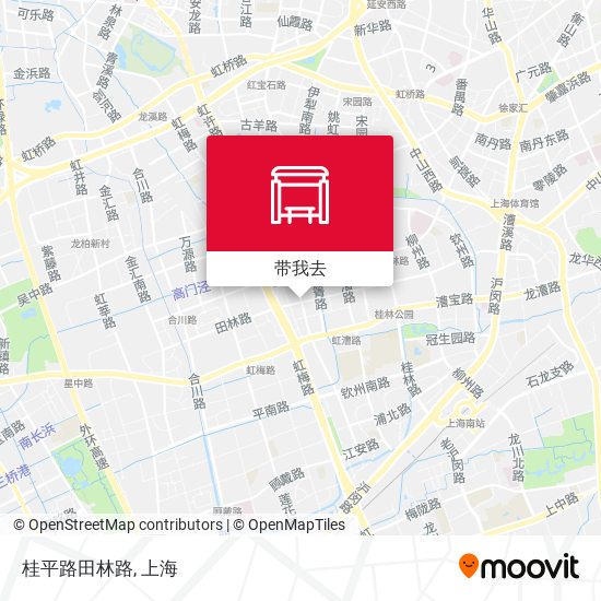 桂平路田林路地图
