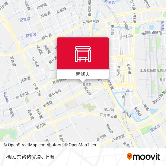 徐民东路诸光路地图