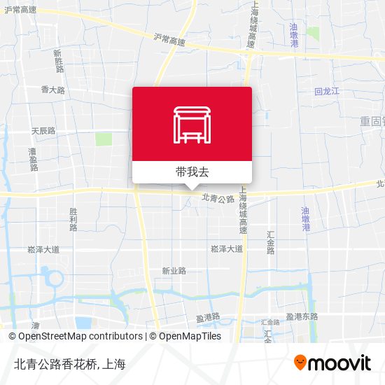 北青公路香花桥地图