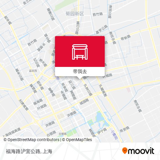 福海路沪宜公路地图