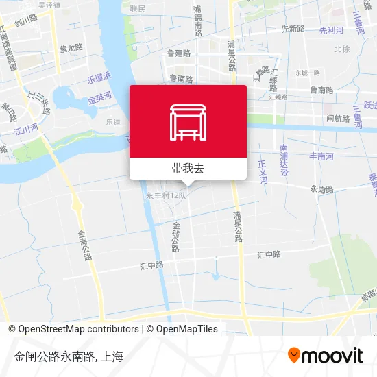 金闸公路永南路地图