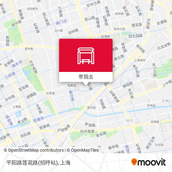 平阳路莲花路(招呼站)地图
