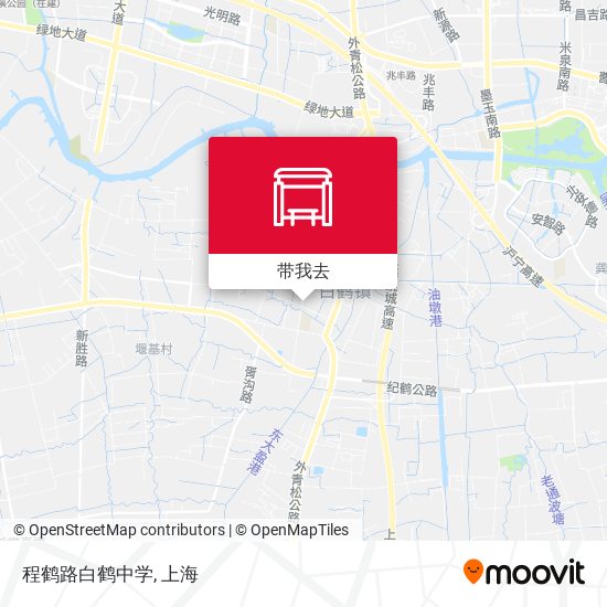 程鹤路白鹤中学地图