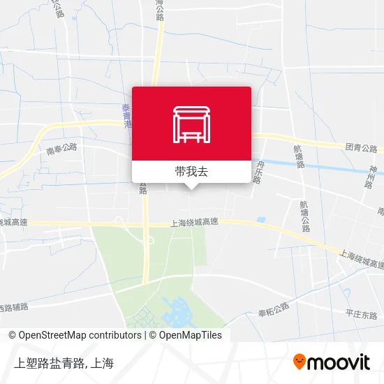 上塑路盐青路地图