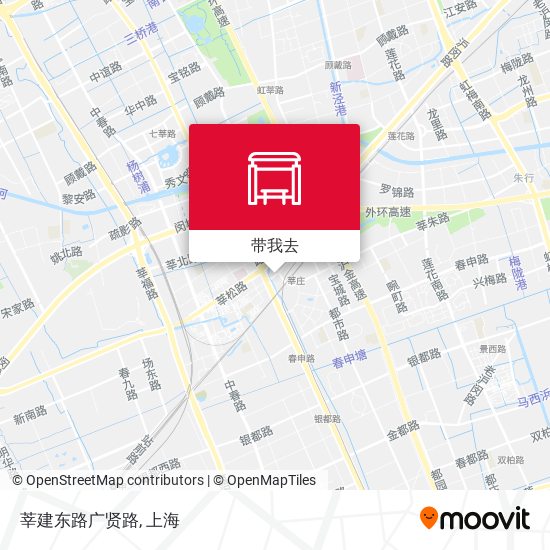 莘建东路广贤路地图
