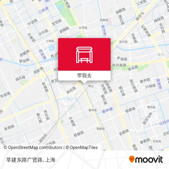 莘建东路广贤路地图