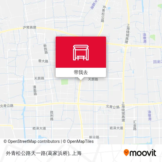 外青松公路天一路(葛家浜桥)地图