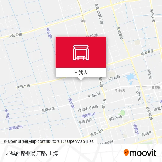 环城西路张翁庙路地图