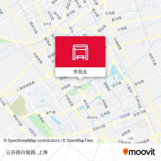 云谷路白银路地图