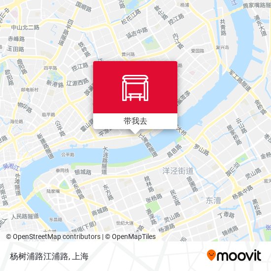 杨树浦路江浦路地图