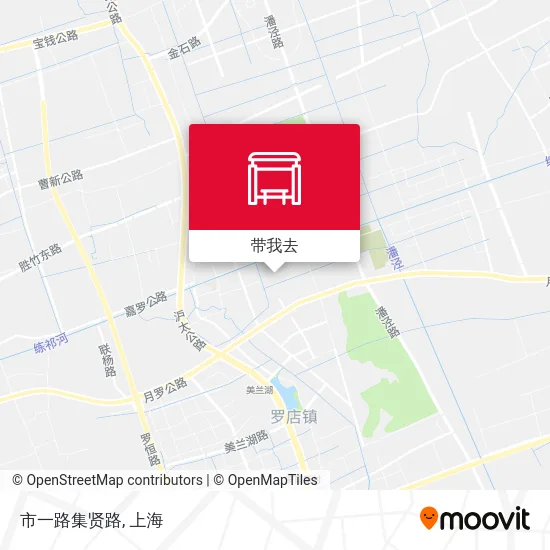 市一路集贤路地图