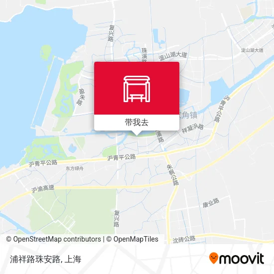 浦祥路珠安路地图