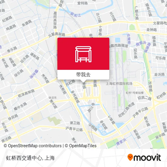 虹桥西交通中心地图