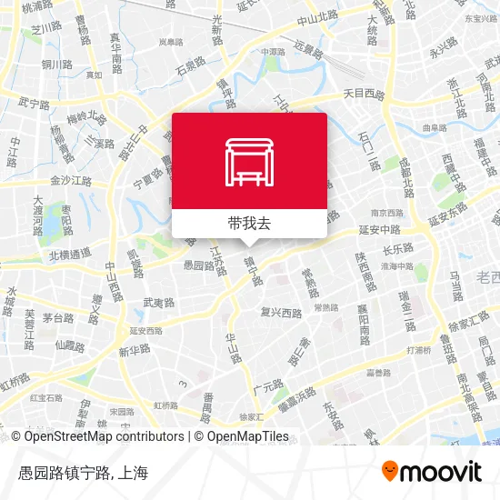 愚园路镇宁路地图
