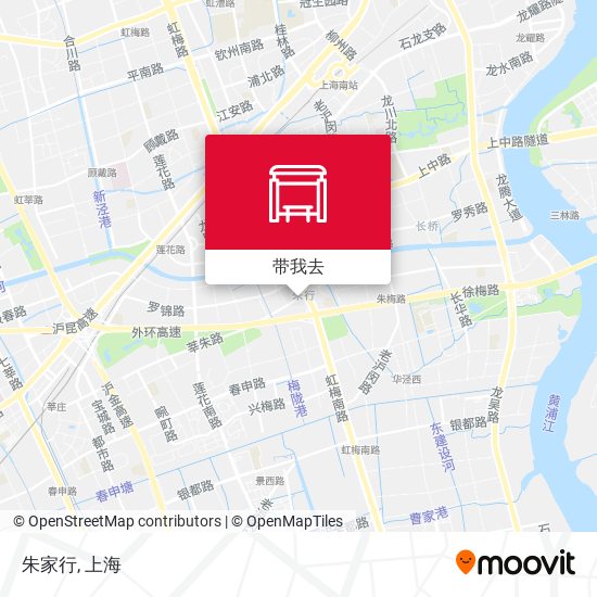 朱家行地图