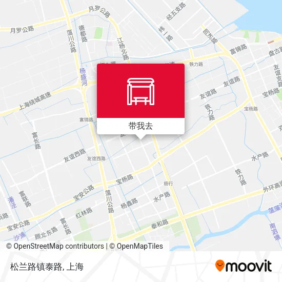 松兰路镇泰路地图