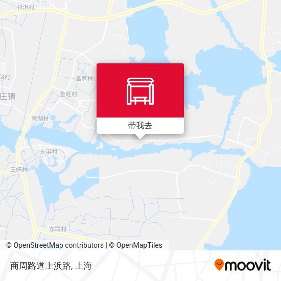 商周路道上浜路地图