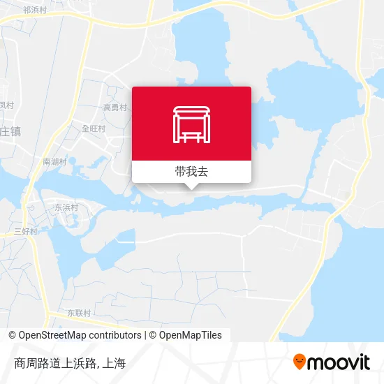 商周路道上浜路地图