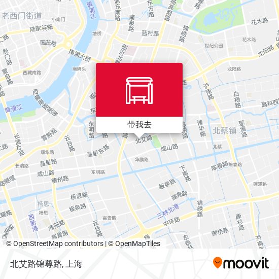北艾路锦尊路地图