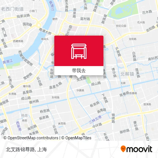 北艾路锦尊路地图