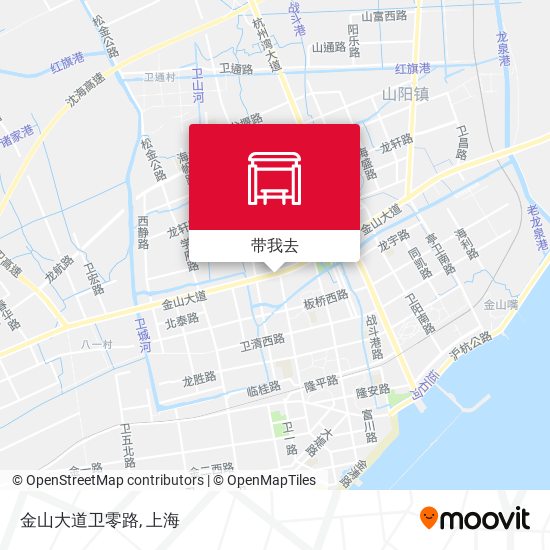 金山大道卫零路地图