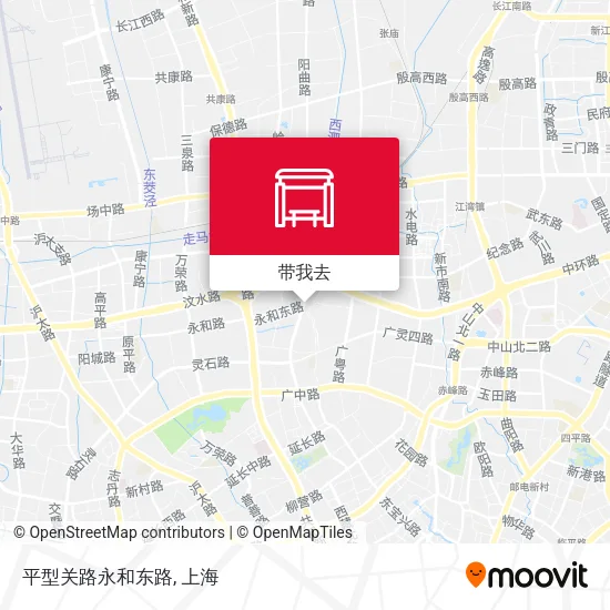 平型关路永和东路地图