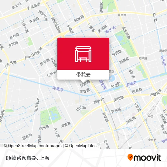 顾戴路顾黎路地图